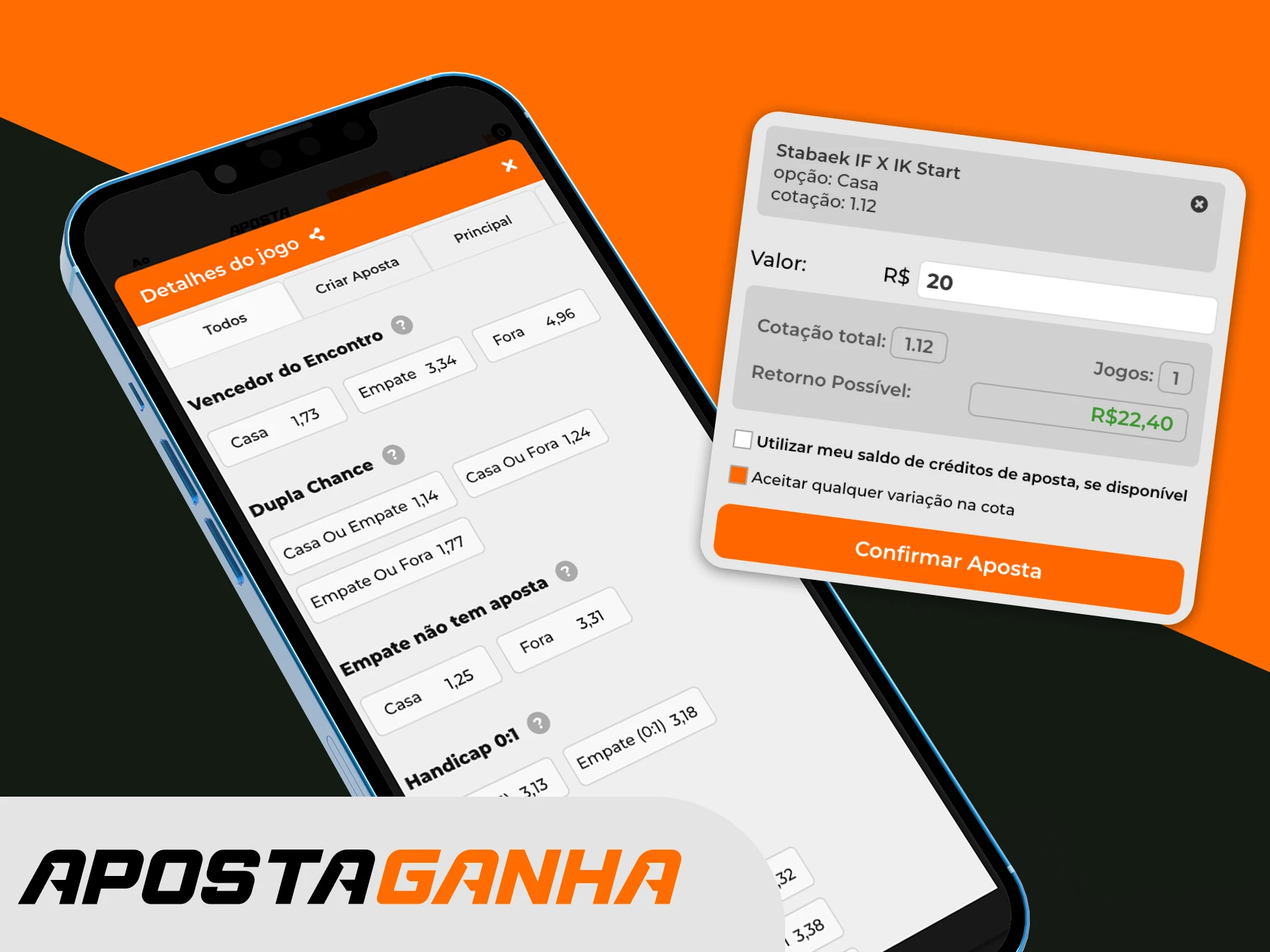 Que tipo de apostas desportivas posso fazer no casino online Aposta Ganha.