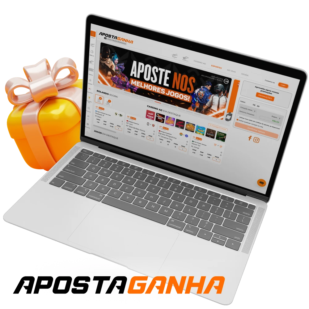 Há bónus para jogadores no casino online Aposta Ganha.