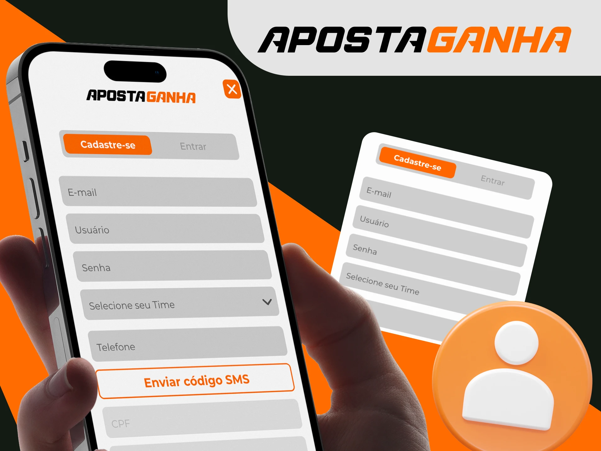 Devo registar-me no casino online Aposta Ganha para apostar em desporto.