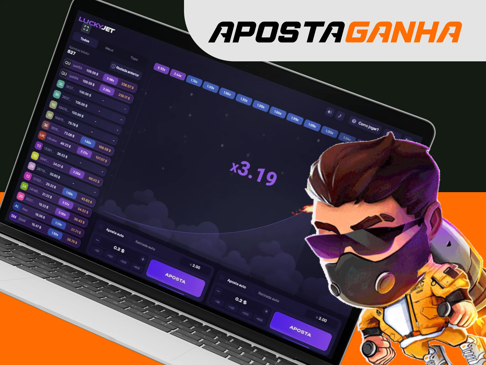 Qual é a essência do jogo Lucky Jet no casino online Aposta Ganha.