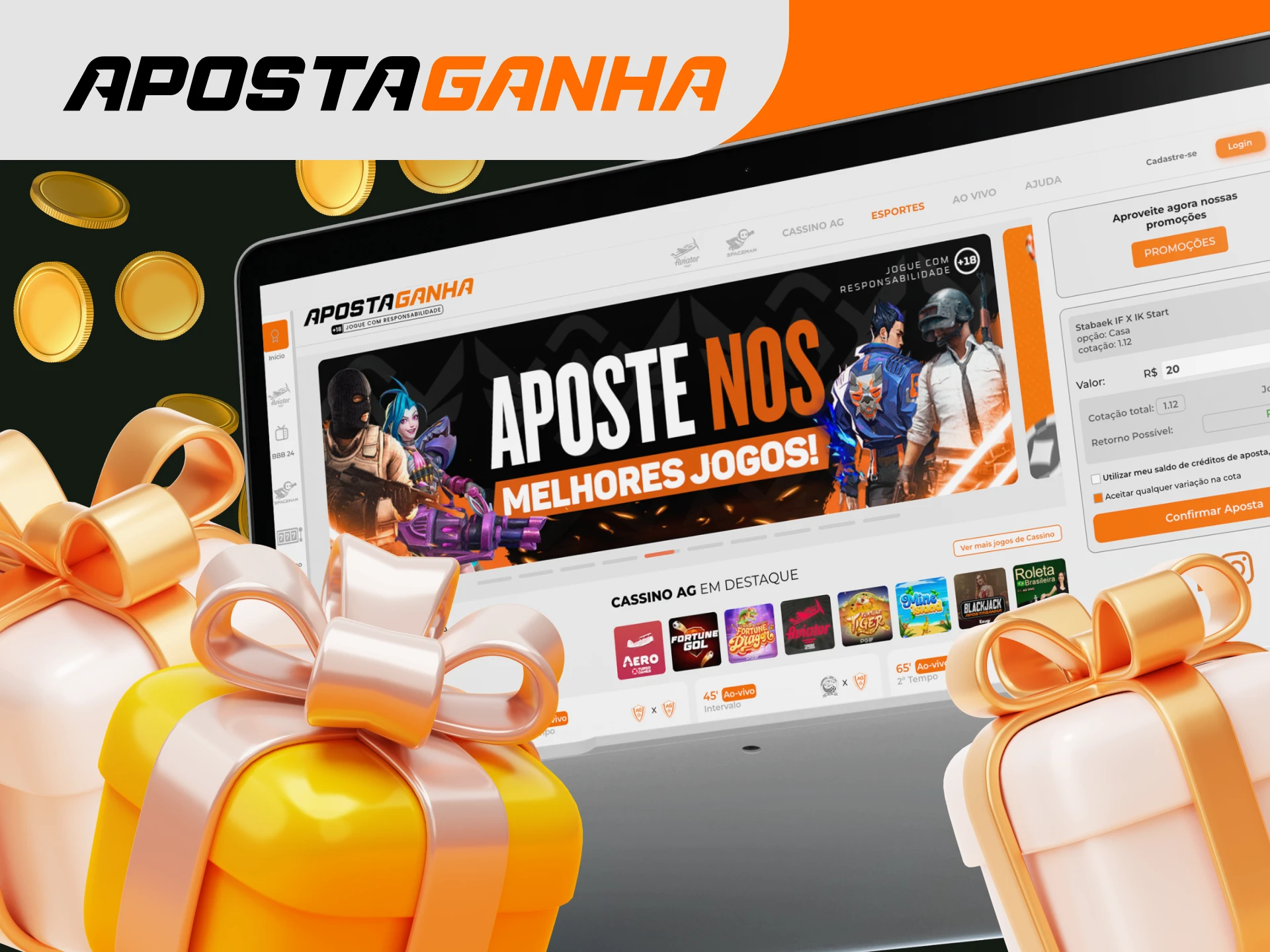 Como posso obter um bónus pelo meu primeiro depósito no casino online Aposta Ganha.