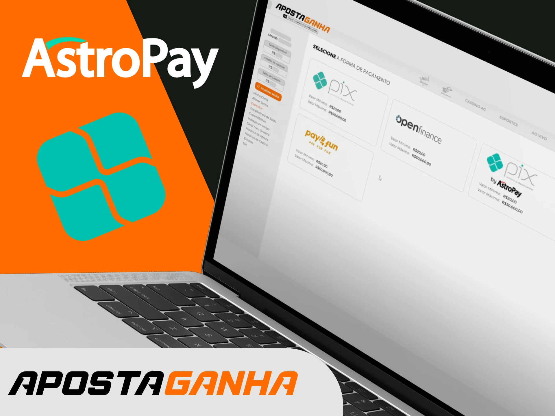 Que sistemas de pagamento posso utilizar para depositar e levantar fundos no casino online Aposta Ganha.