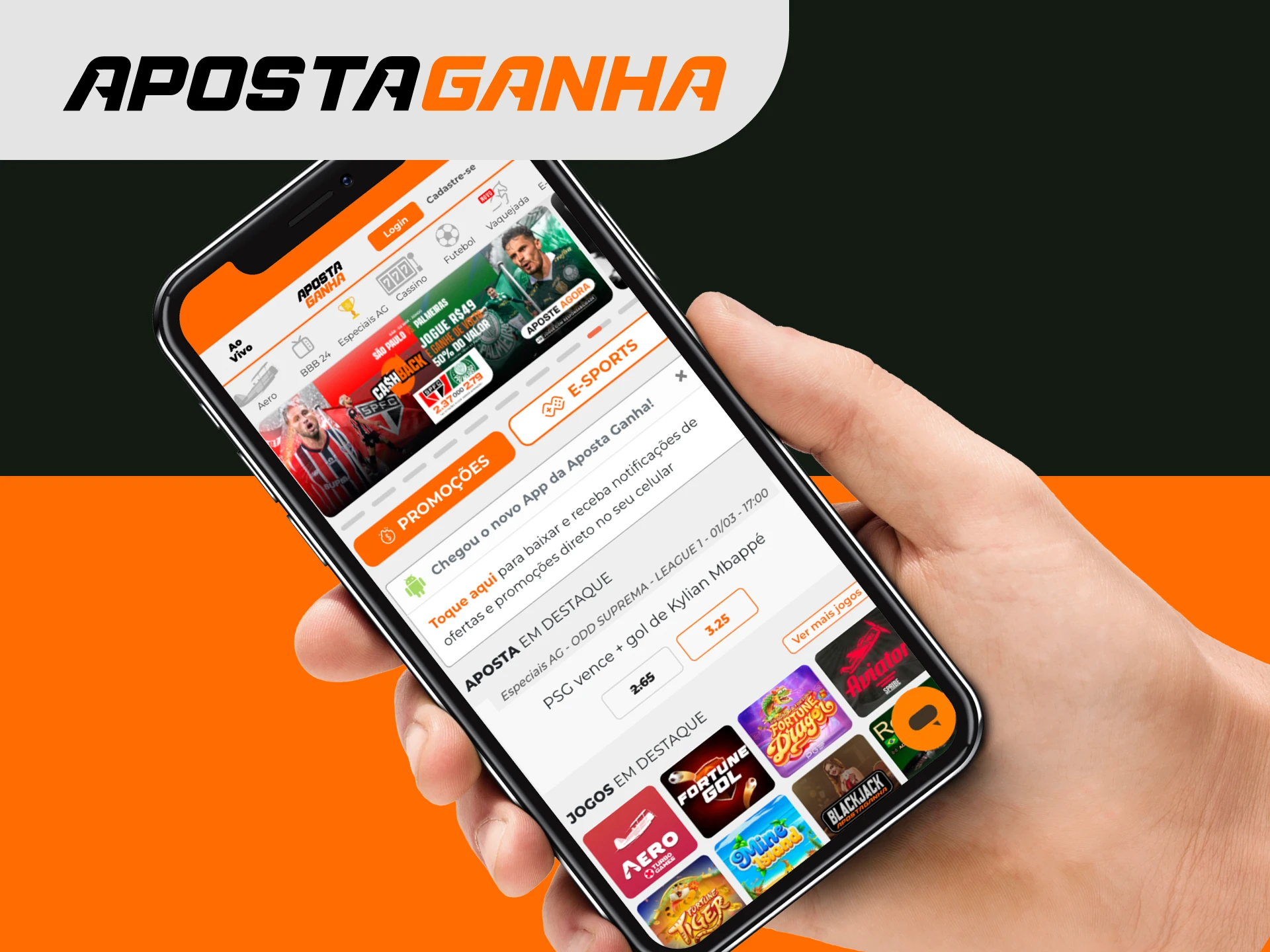 Existe uma aplicação móvel para o casino online Aposta Ganha.