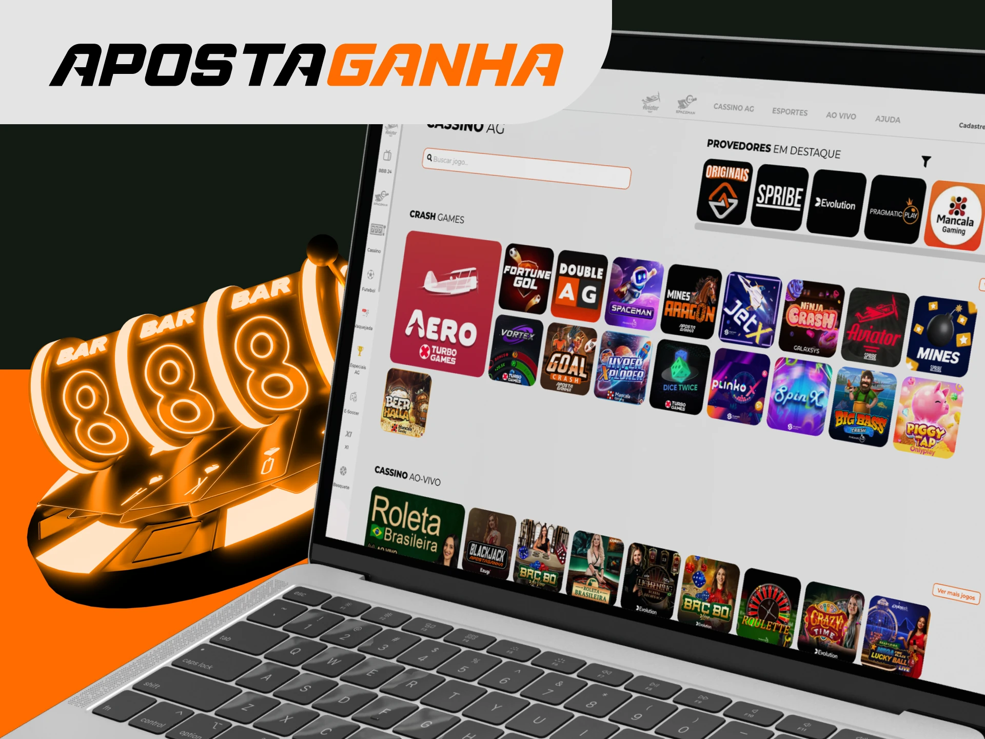 Que jogos de casino existem no casino online Aposta Ganha.
