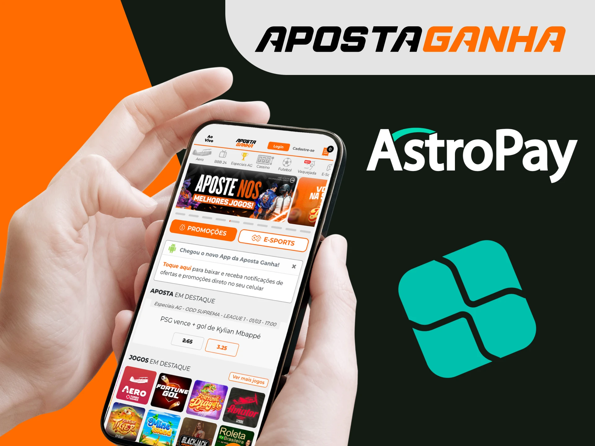 Que métodos de pagamento posso utilizar para depositar dinheiro na minha conta no casino online Aposta Ganha.
