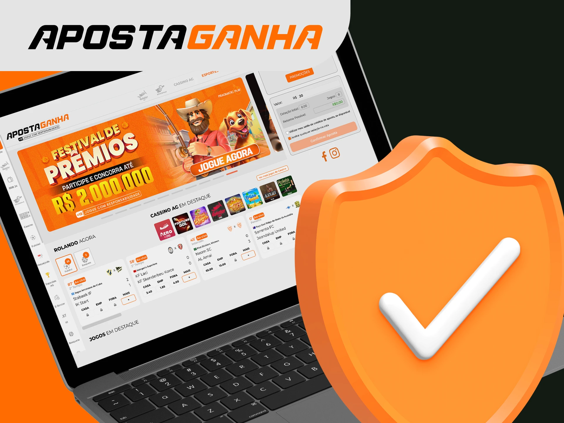 Que licença possui o casino online Aposta Ganha.