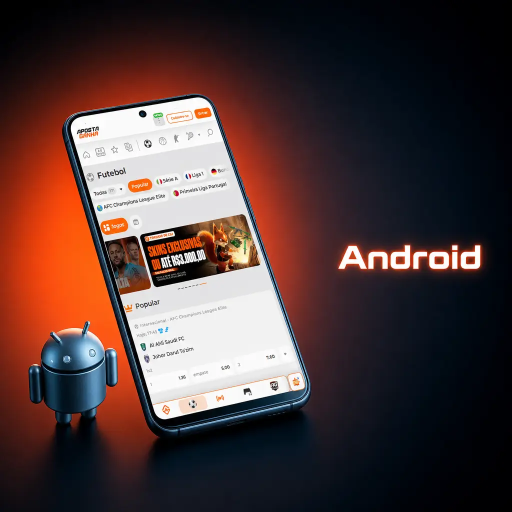Ícone do aplicativo Android da Aposta Ganha disponível para download direto via APK