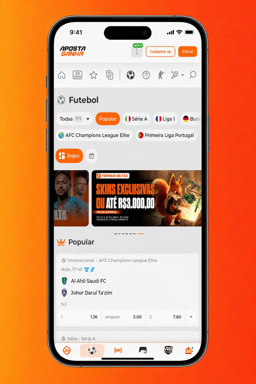 Guia passo a passo para baixar o app Aposta Ganha no iOS via App Store no iPhone ou iPad