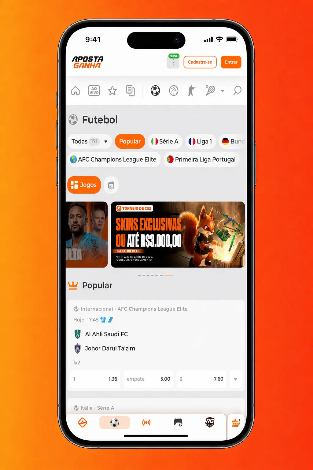 Guia em 5 passos para baixar o app iOS da Aposta Ganha no iPhone via App Store