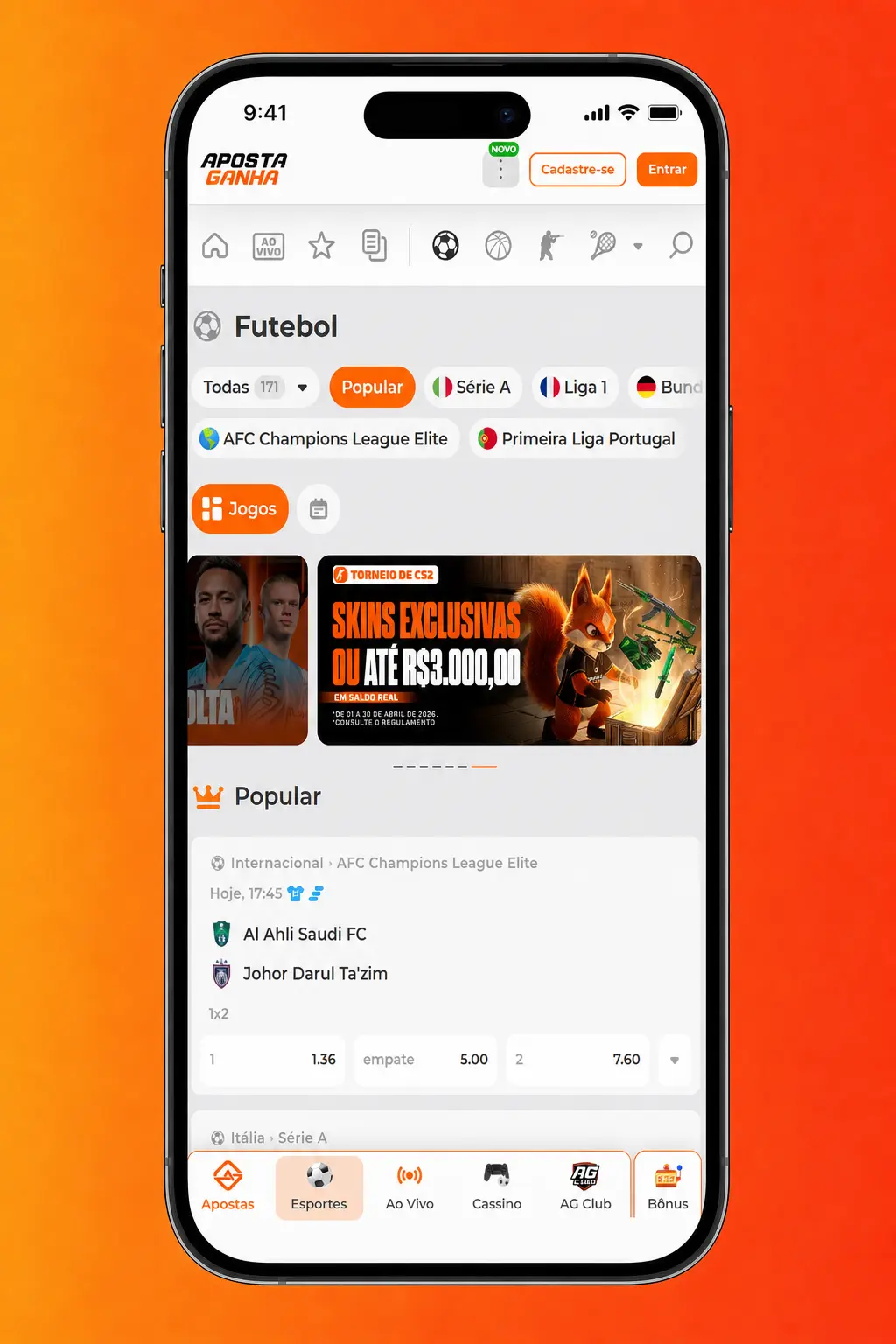 Guia passo a passo para baixar o app iOS da Aposta Ganha no iPhone via App Store